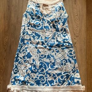Lilly Pulitzer Blue Tie Front Dress